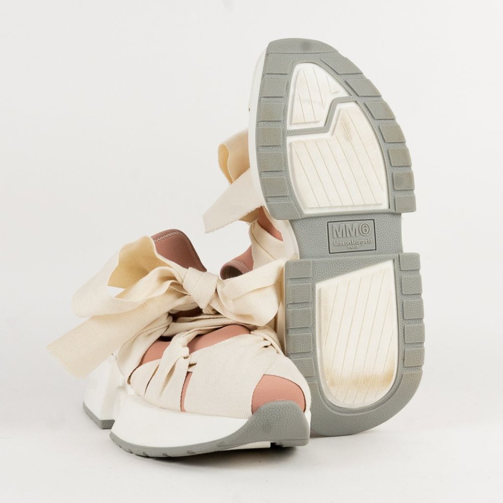 MM6 Ribbon-Wrapped Neoprene Sneaker - Picture 4 of 7